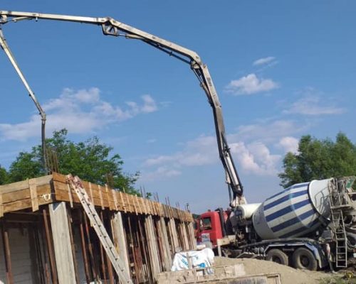 Turnare beton stalpi si centuri