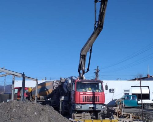 Turnare beton fundatie Bos